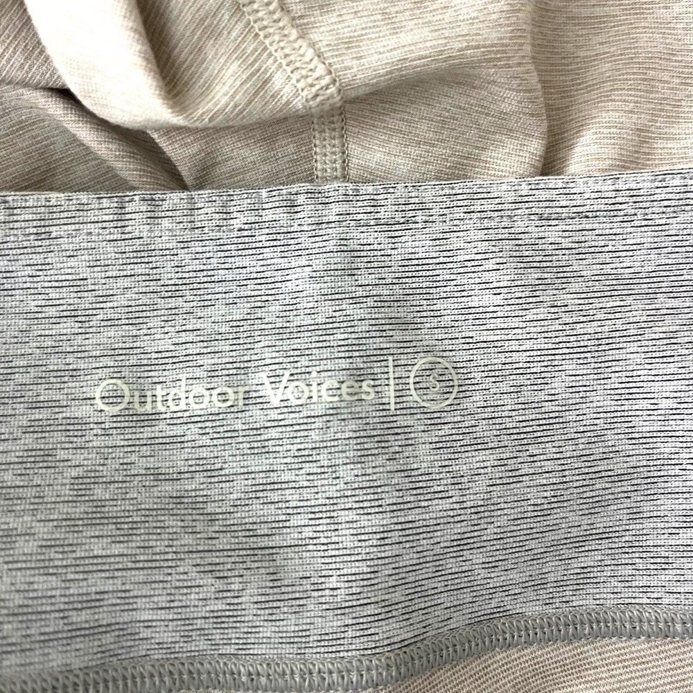 Outdoor Voices Leggings Womens Medium Gray Taupe Two Tone Heathered - Picture 11 of 12